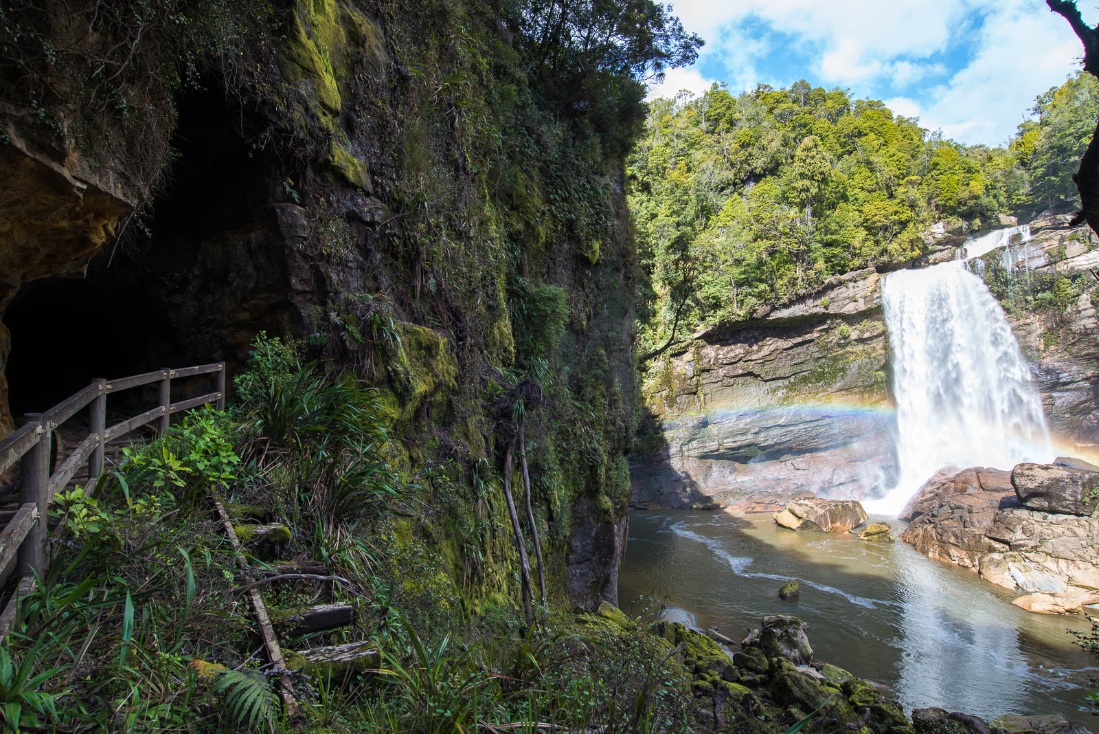 Charming Creek Walk Mangatini Falls waterfall